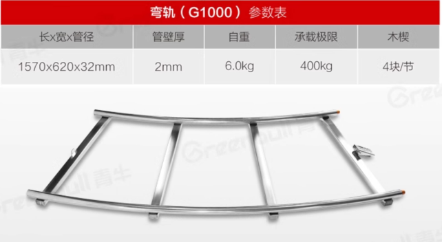 JX1000/JX1100 Stainless steel film and television track car
