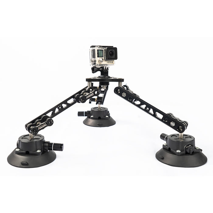 Greenbull CM50 Camera Mount for Car Camera Suction Mount  Car Mount Triple Suction Cup Mount