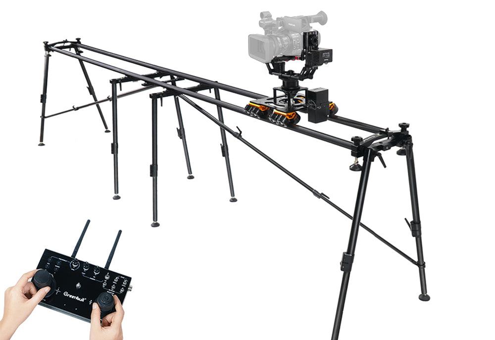 GreenBull BX300 2.4m & BX300L 4m & BX300R Motorized  Aluminum Alloy DSLR Camera Slider