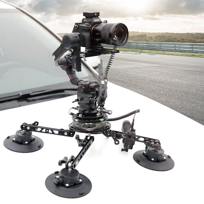 Green Bull CM100 Standard Version Suction Cup Car Mount Holder Bracket For Camera  Car Shooting System With DJI RS2 Power Base